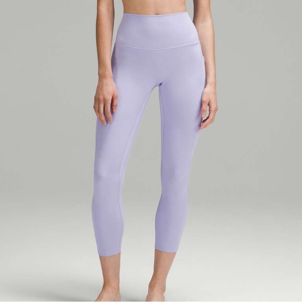 LULULEMON ALIGN HIGH RISE PANT 25” IN LILAC SMOKE